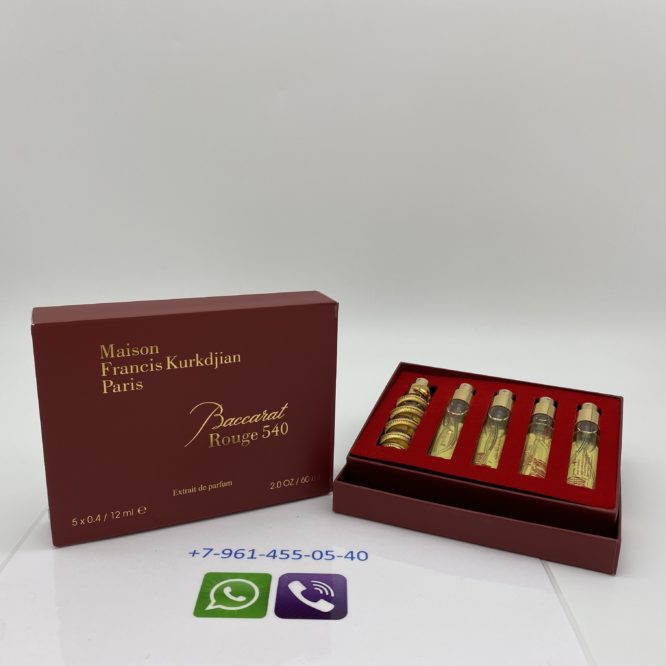 Набор Maison Francis Kurkdjian Baccarat Rouge 540 Extrait de Parfum 5 x 12 мл
