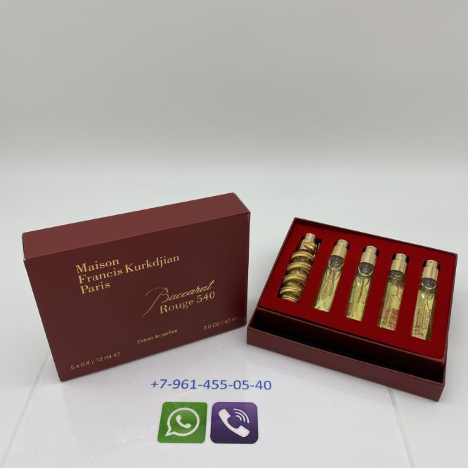 Набор Maison Francis Kurkdjian Baccarat Rouge 540 Extrait de Parfum 5 x 12 мл
